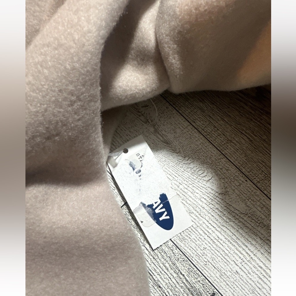 NEW Old Navy Women's Beige Long Dress Coat Size 2XL  Tall Button Up Pockets - Picture 12 of 13